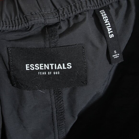 Fear of God Essentials Nylon Track Pants Black Unisex Logo Size Small - Picture 14 of 15